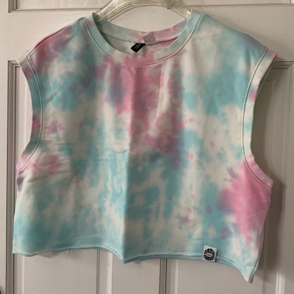 Divided cropped top M